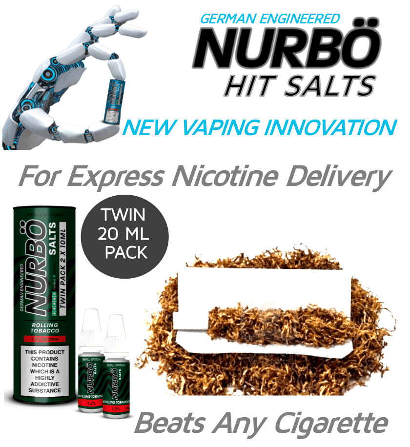 NURBÖ Twin Pack Nicotine Salts Rolling Tobacco 