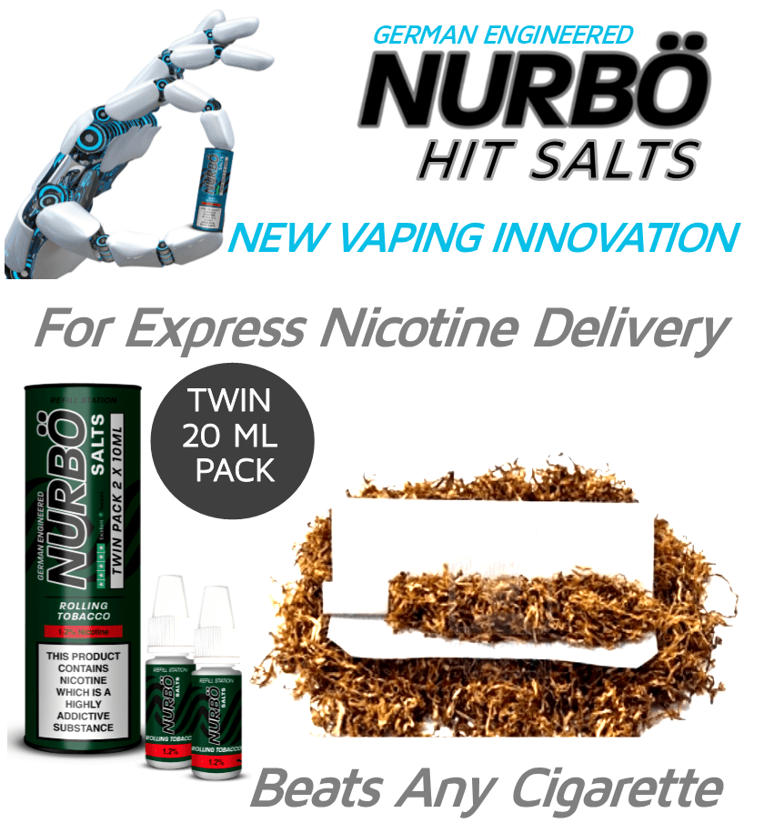 NURBÖ Twin Pack Nicotine Salts Rolling Tobacco