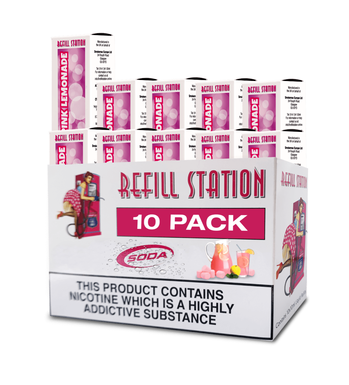 Pink Lemonade 10 Pack 