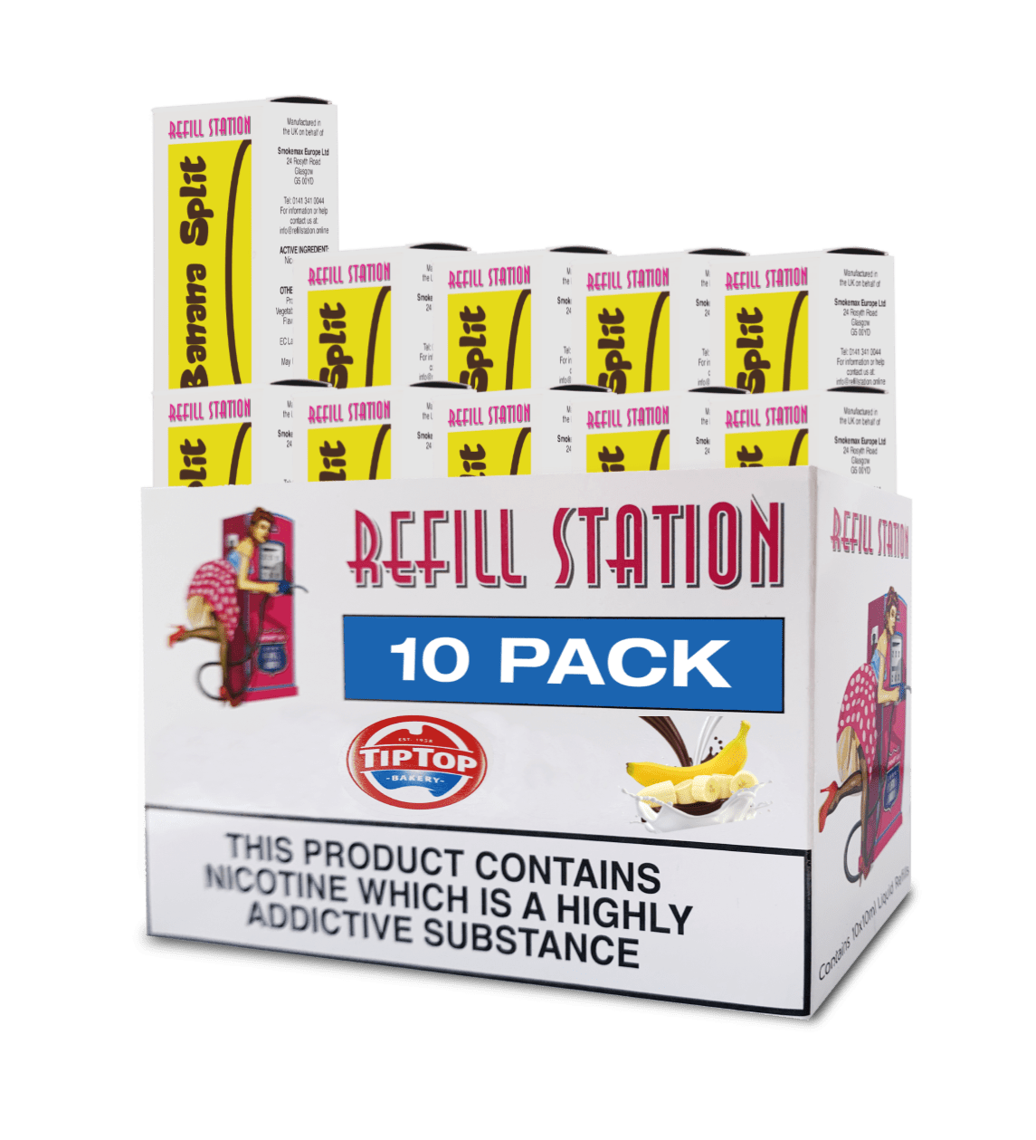 Banana Split 10 Pack 