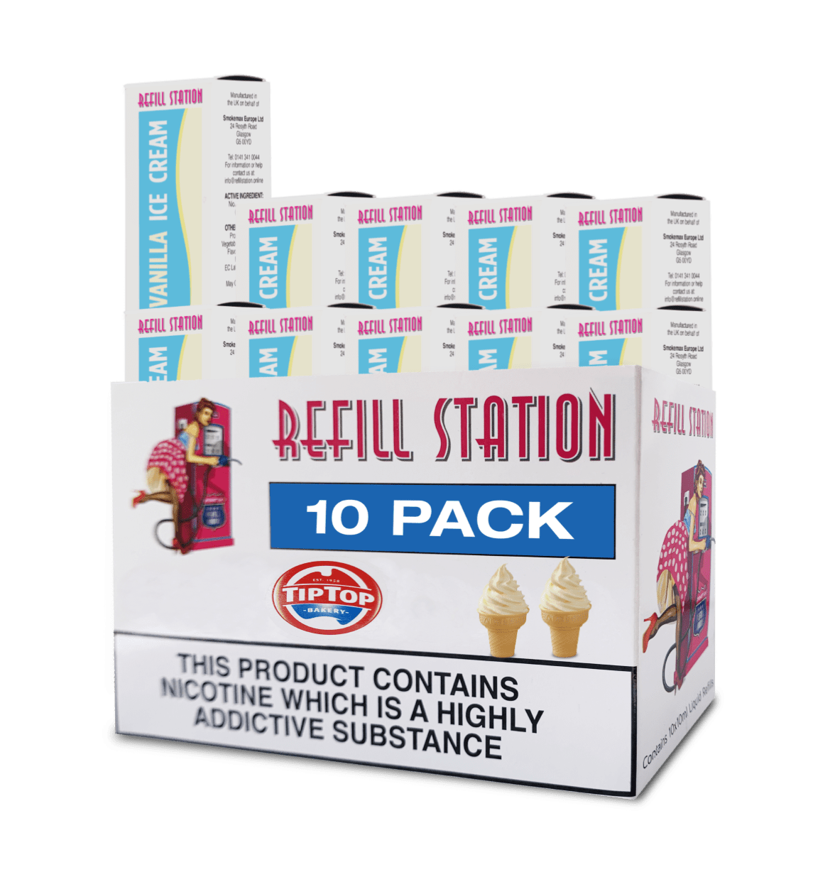 Vanilla Ice Cream 10 Pack 