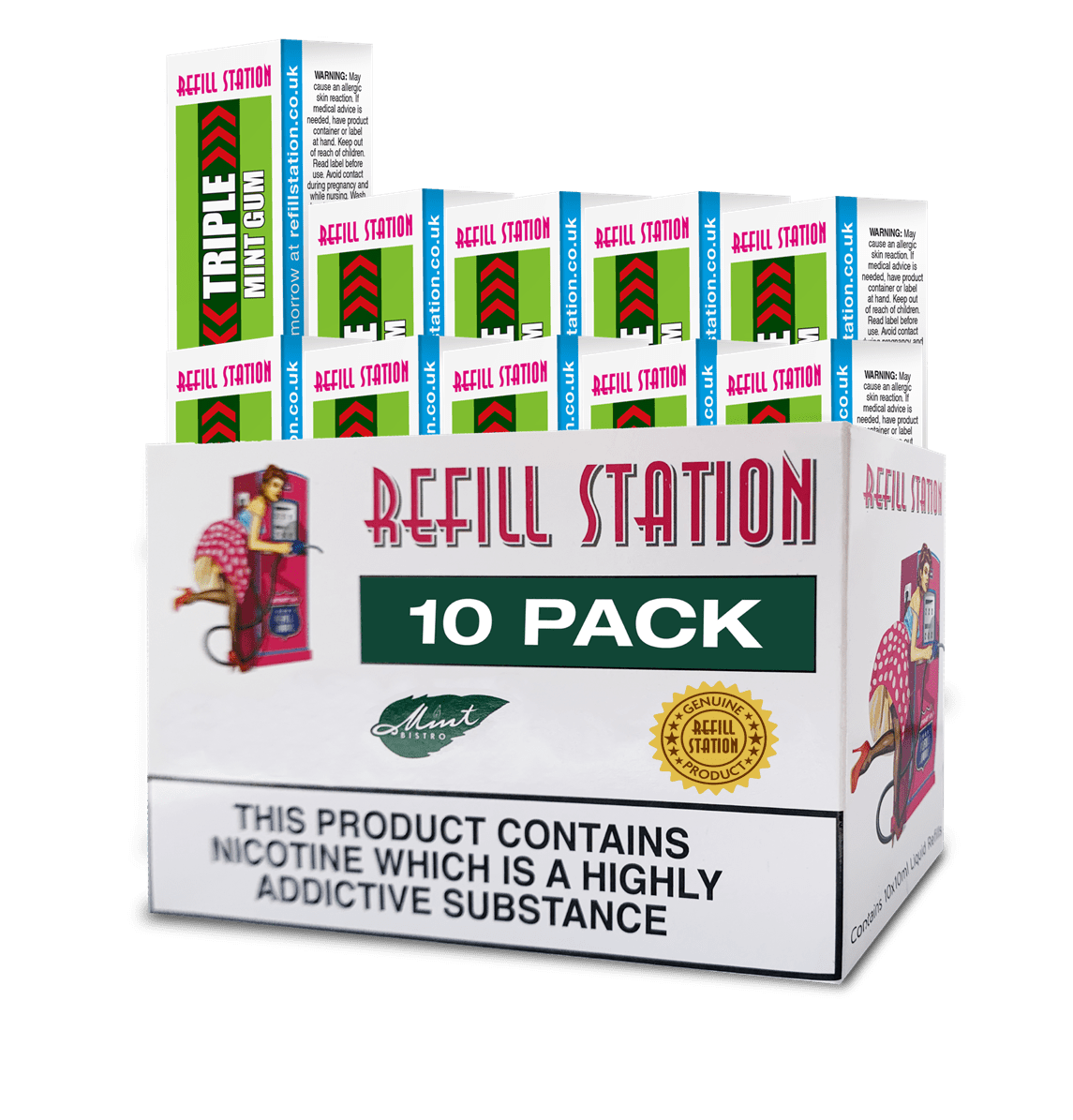 Triple Mint Gum 10 Pack 