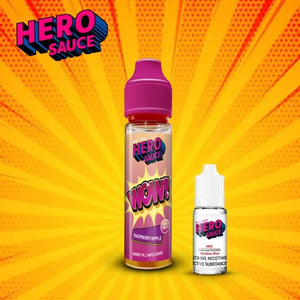 Hero Sauce WOW Raspberry Ripple with Free Nicotine Shot