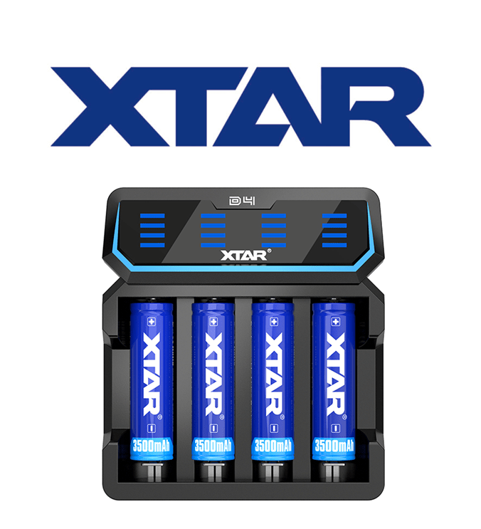 Xtar 4 Slot 18650 Battery Charger