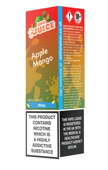 Bar Juice Nicotine Salts - Apple Mango 