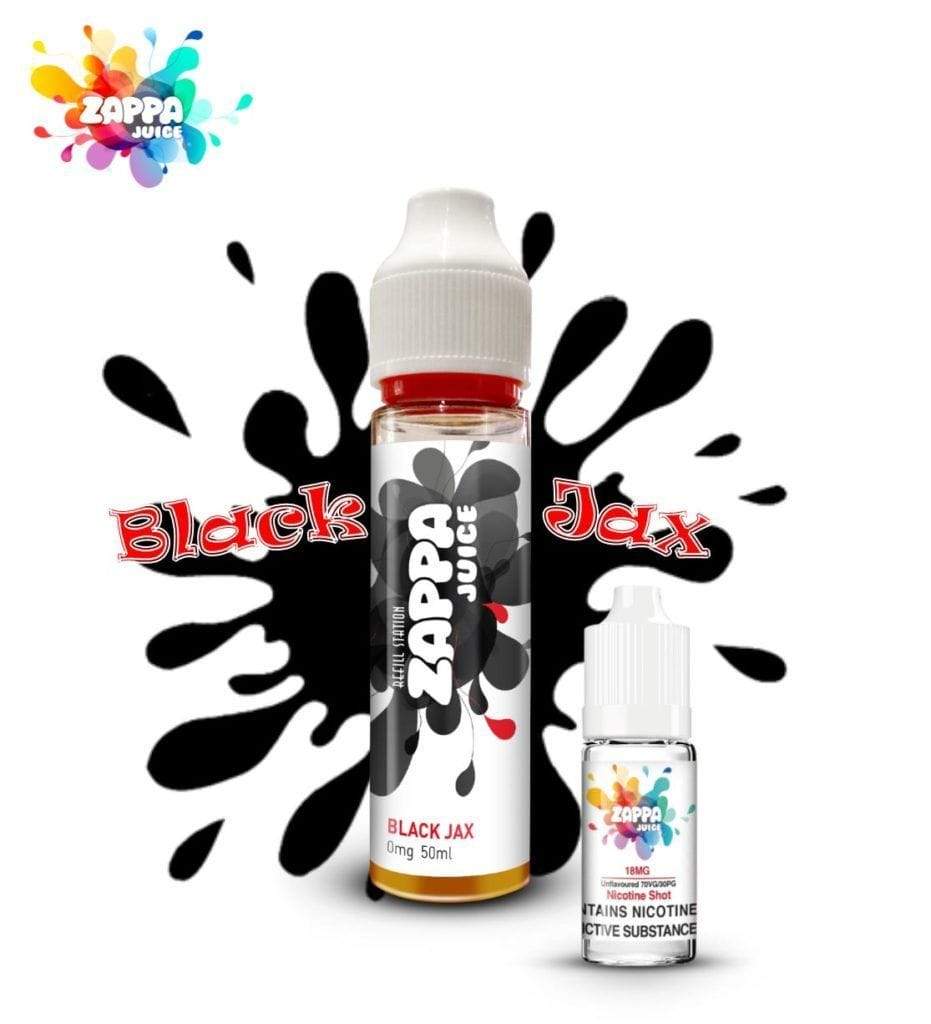 Zappa Juice Black Jax with Free Nicotine Shot 