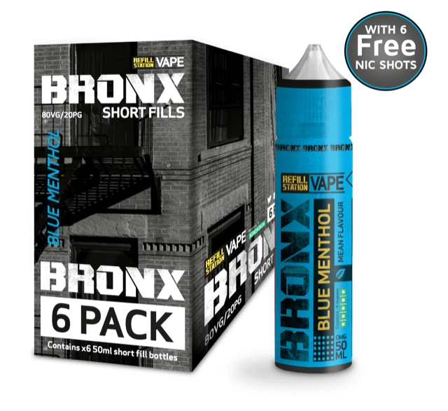 Bronx Blue Menthol 6 Pack 