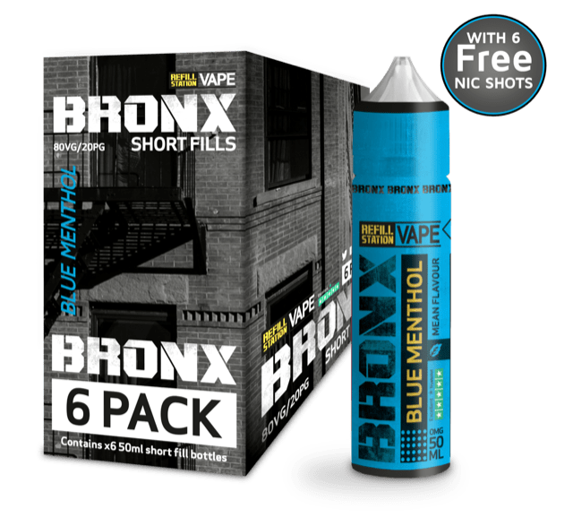 Bronx Blue Menthol 6 Pack