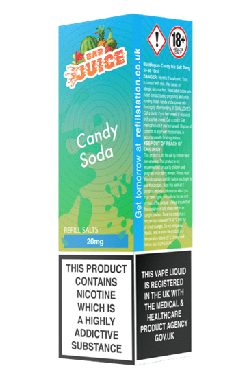 Bar Juice Nicotine Salts - Candy Soda 