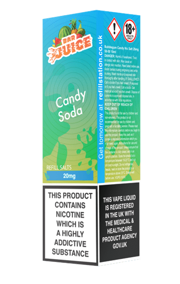 Bar Juice Nicotine Salts - Candy Soda