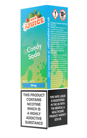 Bar Juice Nicotine Salts - Candy Soda