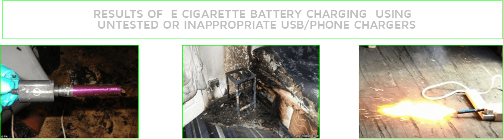 Fireguard Safe E-Cigarette Charger 