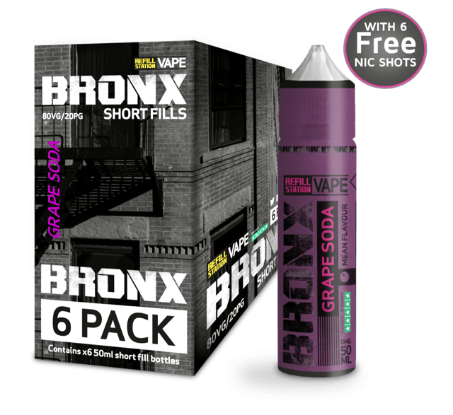 Bronx Grape Soda 6 Pack