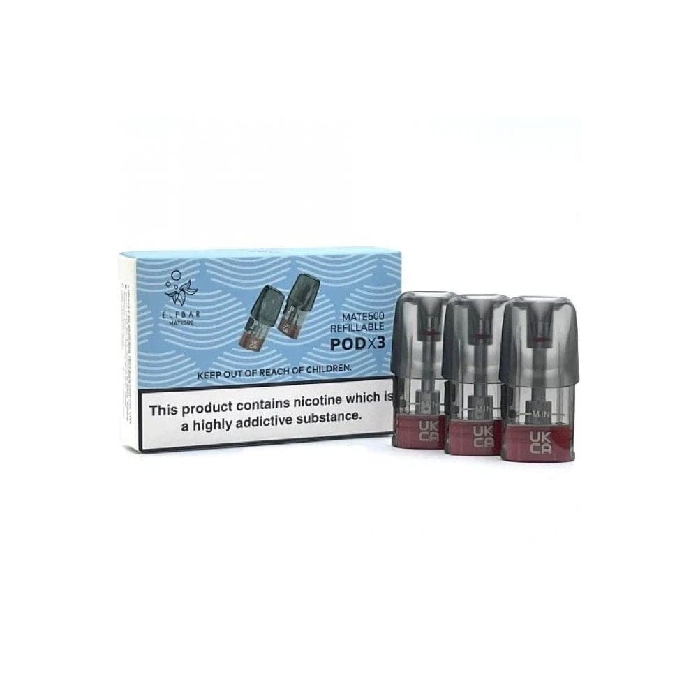Elf Bar Mate 500 Refillable Pod x3 - Refill Station Elf Bar Mate 500 Refillable Pod x3 - Refill Station