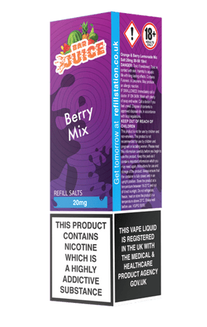 Bar Juice Nicotine Salts - Berry Mix