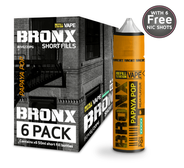 Bronx Papaya Pop 6 Pack 