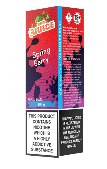 Bar Juice Nicotine Salts - Spring Berry 