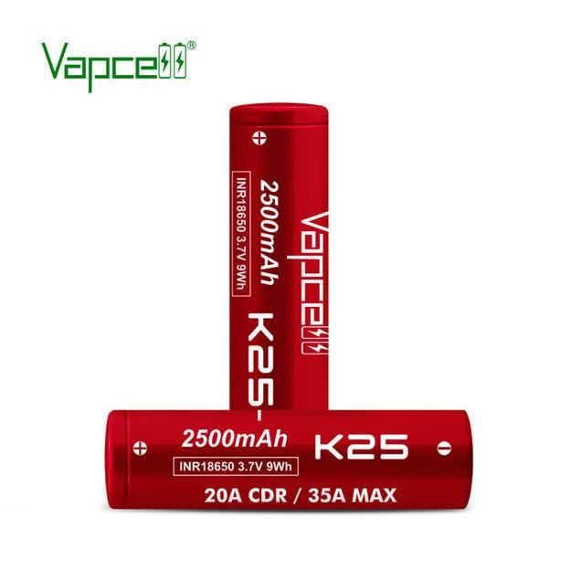 Vapecell K25 18650 battery 