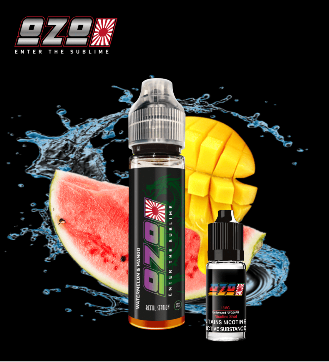 OZO Watermelon & Mango 6 Pack
